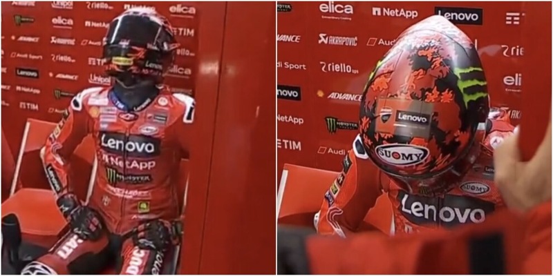 Bagnaia in penultimo posto al sprint di Phillip Island: difficoltà tecniche e delusione al box Ducati