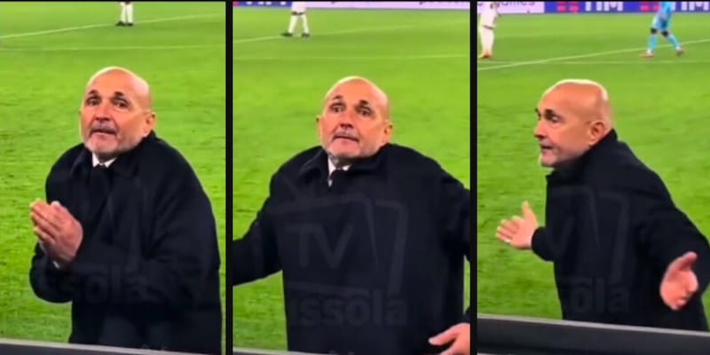 Spalletti in scontro con tifoso: la panchina di Juventus sotto i riflettori