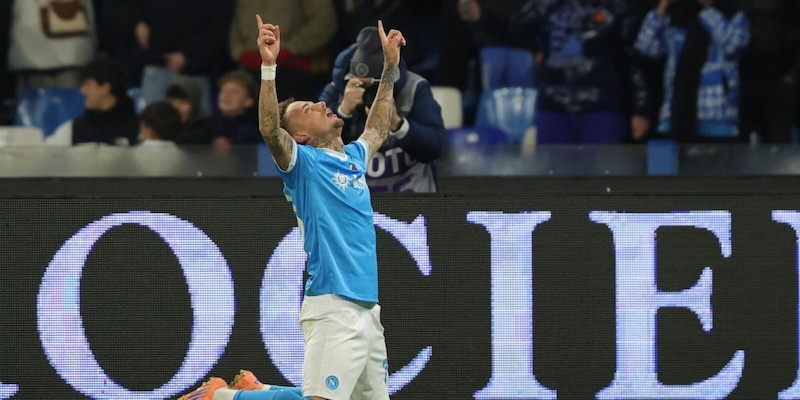 Victor Osimhen: primo gol con la maglia azzurra contro l'Inter