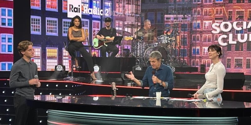 Alessandro Bove in Radio2 Social Club: scherza sullo scudetto e promuove la legge sul primo soccorso