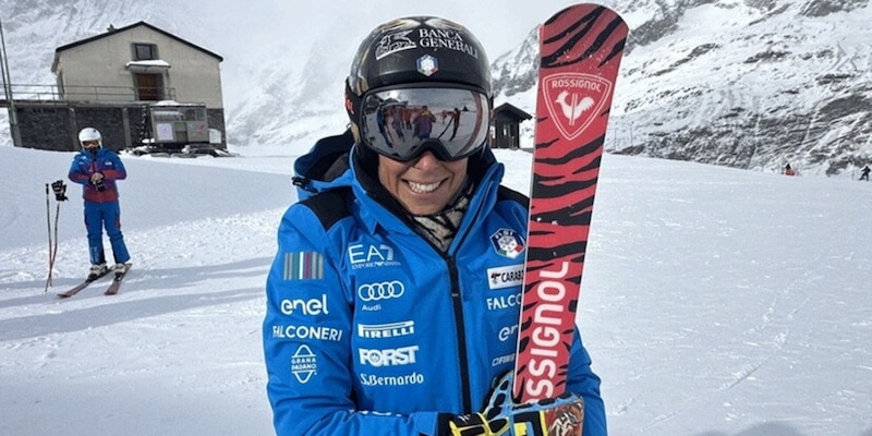 Valentina Brignone torna in pista a Cervinia: 237 giorni dopo l’infortunio, mira alle Olimpiadi Milano‑Cortina