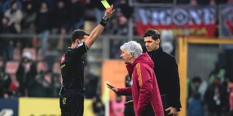 Gasperini squalificato: la Roma perderà la panchina contro il Napoli