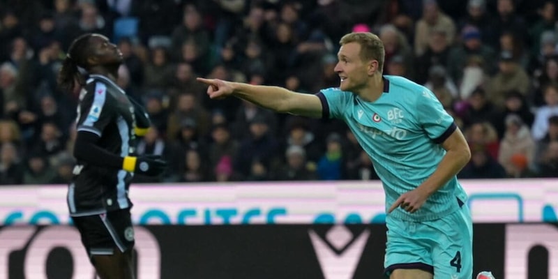 Udinese batte Bologna 3-0 grazie a Pobega e Bernardeschi