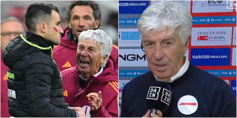 Gasperini: due errori grossolani e un quarto uomo, ma niente critiche all’arbitro