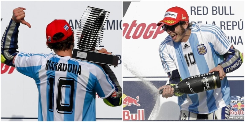 Valentino Rossi ricorda l’incontro con Diego Maradona: un momento di emozione al Gran Premio di Misano