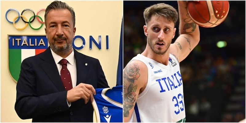 Polonara, capitano dell'Italbasket, riceve la fascia nazionale in un gesto di solidarietà contro la leucemia