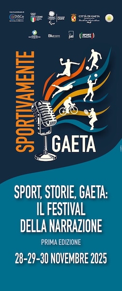 Gaeta ospita il Festival della Narrazione Sportivamente: 28‑30 novembre, un tributo alla vela e allo sport