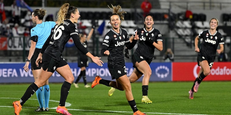 Juventus femminile pareggia 3‑3 con il Lione nella Champions League