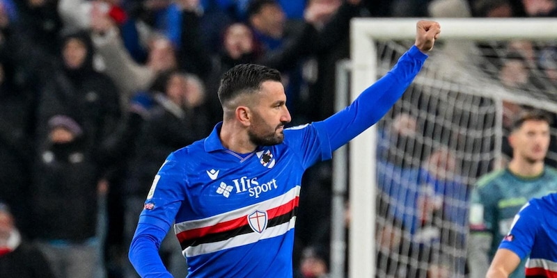 Coda segna la prima vittoria della Sampdoria in due mesi: 1‑0 su Juve Stabia