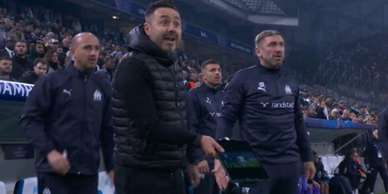 Marseille–Atalanta: rigore negato e l'episodio dell'iPad di De Zerbi
