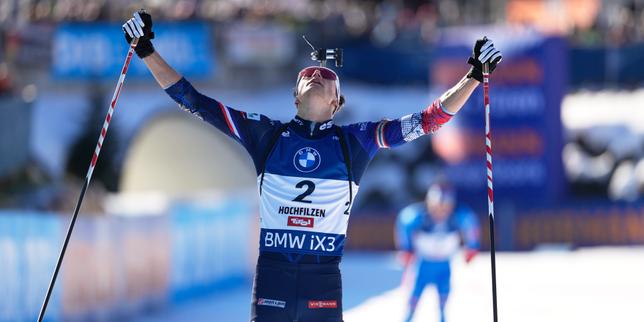 Eric Perrot vince la gara di inseguimento a Hochfilzen: primo successo internazionale