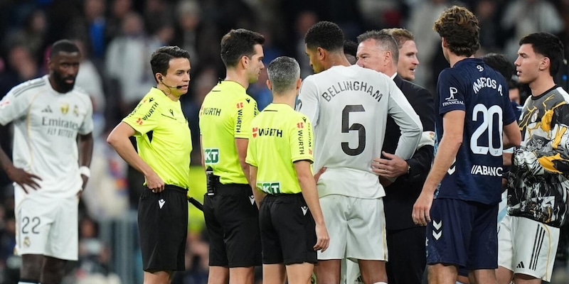 Real Madrid sconfitta dal Celta: tre espulsioni, Vinicius Jr e Bellingham insultano l’arbitro