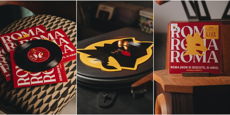Roma e Venditti rilascia un vinile storico dell’inno giallorosso: 50 anni di suono e memoria