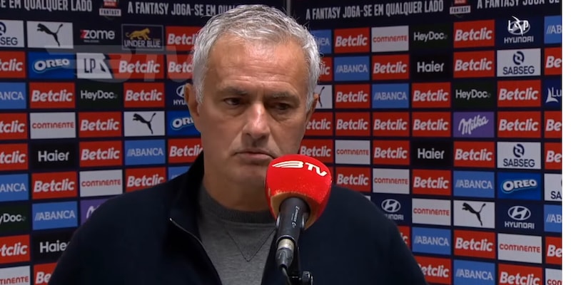 Mourinho in scontro con giornalista: la frase che ha fatto il giro del web