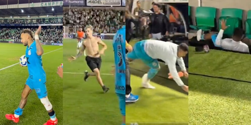 Neymar: tripletta per Santos, menisco rotto e selfie con tifoso