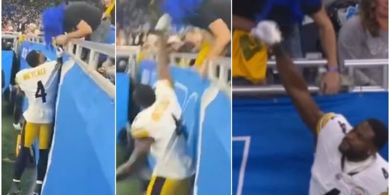 Incidente in campo: Marquez Metcalf prende a pugni un fan, ma nessuno se ne accorge
