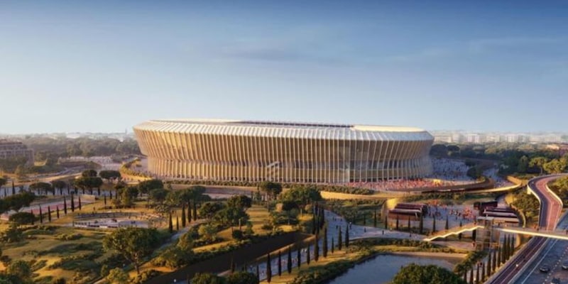 Roma consegna al Campidoglio il progetto definitivo della Curva Sud monumentale