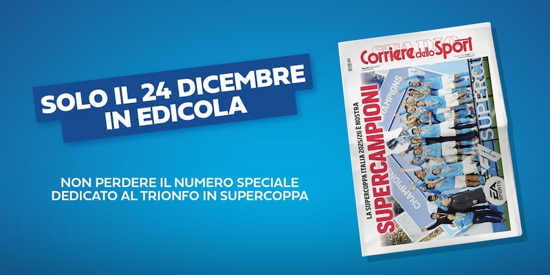 Il Napoli vince: quotidiano lancia edizione speciale il 24 dicembre in Campania, Lombardia e Piemonte