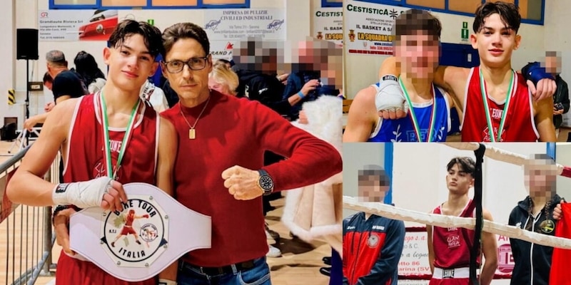 Lorenzo Mattia Berlusconi vince il suo debutto pugilistico a Savona