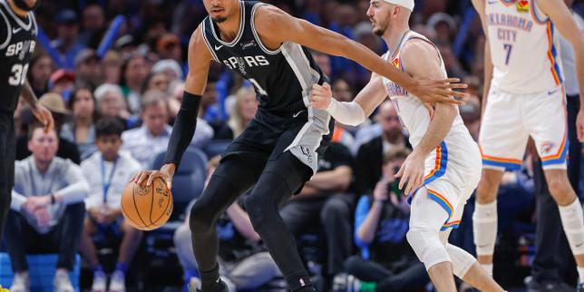 Victor Wembanyama e i Spurs sconfiggono i campioni in carica dei Thunder.