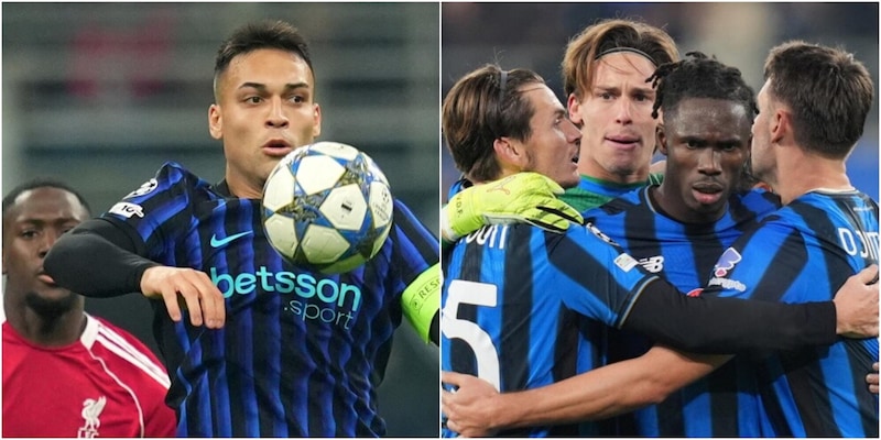 Atalanta supera l'Inter nella classifica Champions League