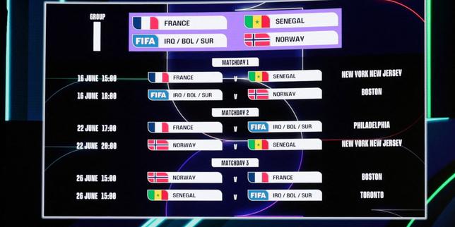 La Francia inizia la Coppa del Mondo 2026 negli Stati Uniti: Senegal a New York, Norvegia a Boston