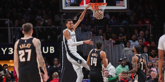 Victor Wembanyama in forma: 26 punti e 100° partita consecutiva con punti per i Spurs