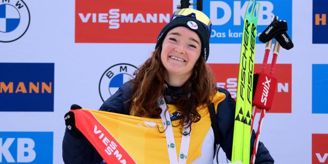 Lou Jeanmonnot vince il suo primo titolo mondiale in sprint a Grand‑Bornand