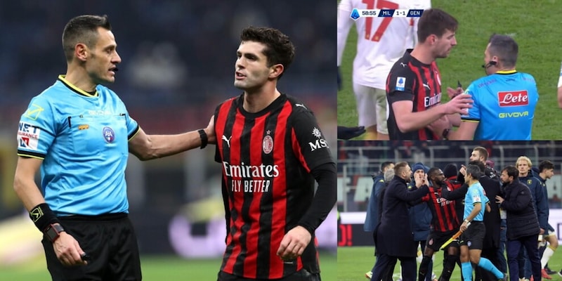 Milan-Genoa: Mariani, penalty controversi e la mano di Pulisic al San Siro