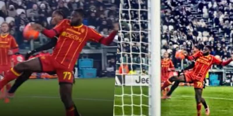 VAR annulla rigore di Collu: Juventus e Lecce pareggiano 1‑1