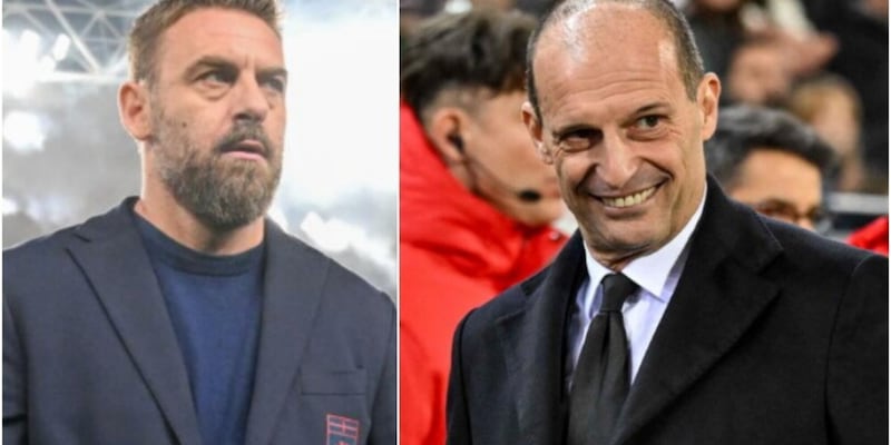 De Rossi e Allegri: la strategia di San Siro per far avanzare il Genoa