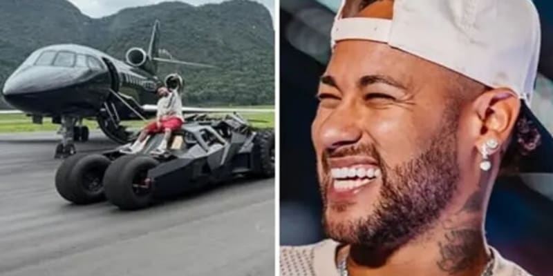 Neymar rinnova con Santos e rivela la sua flotta di lusso da oltre 50 milioni di euro