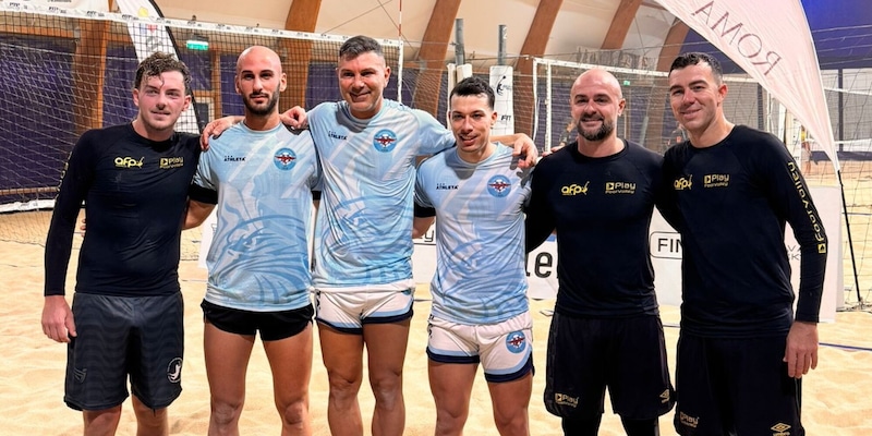 Iacopucci‑Graziani al vertice: vittoria nella prima giornata del campionato romano di footvolley