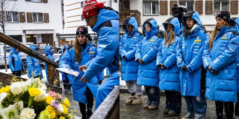 Sofia Goggia e la Nazionale femminile di sci rendono omaggio alle vittime di Capodanno a Crans‑Montana