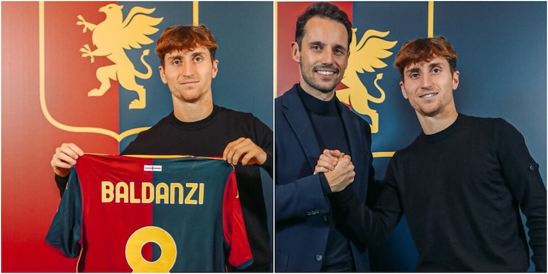 Alessandro Baldanzi al Genoa: Grazie per questo viaggio alla Roma