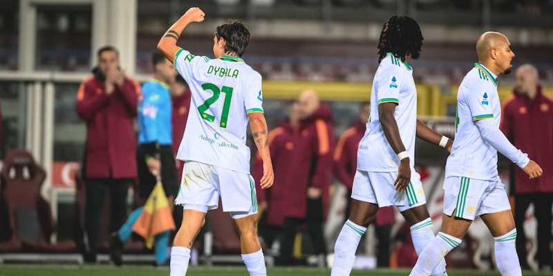 Roma vince 2‑0 su Torino allo Stadio Olimpico: gol di Malen e Dybala