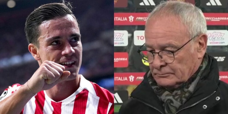 Ranieri: Raspadori non mostrava interesse per il Napoli, secondo l'ex allenatore