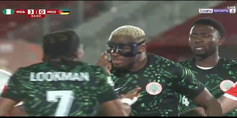Osimhen e Lookman si confrontano in campo, Nigeria vince 3‑0 sul Mozambico