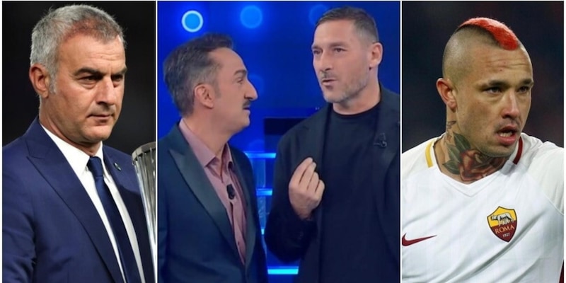 Totti in TV: Dellas per la rissa, Nainggolan per la sbornia