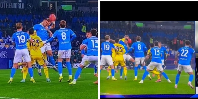 Napoli-Verona: VAR in errore, Buongiorno al centro della polemica