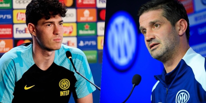 Inter si prepara alla Champions: Bastoni e Chivu rispondono alle domande dei media