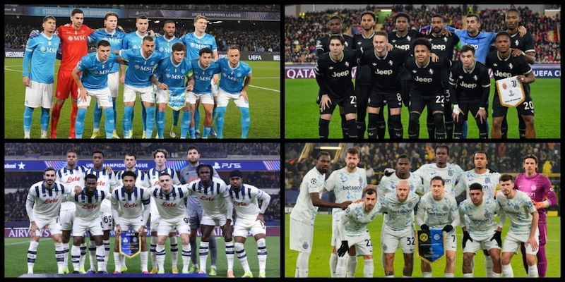 Italia scende al quinto posto nella classifica UEFA dopo l’eliminazione del Napoli dalla Champions League