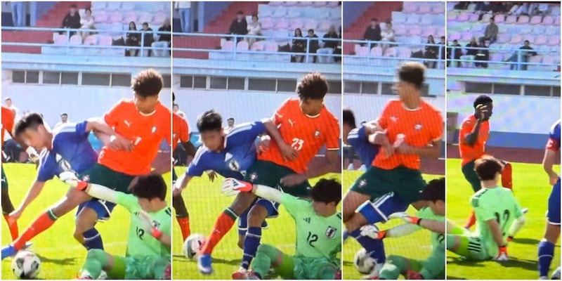 Debutto del figlio di Cristiano Ronaldo in Algarve: un gesto di tacco contro la giovanile giapponese