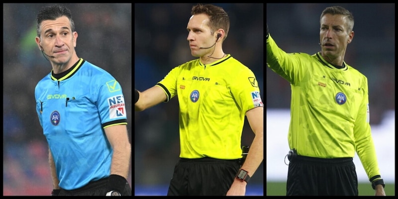 Massa presiede la partita Napoli‑Genoa nella 24° giornata di Serie A