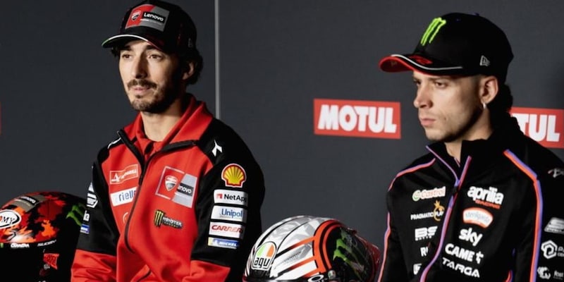 Bagnaia in Aprilia con Bezzecchi? Il pilota Ducati rivela di aver seguito l'istinto