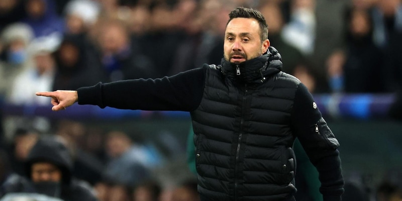 De Zerbi respinge le dimissioni dopo l'eliminazione in Champions: Mi hanno insegnato che…