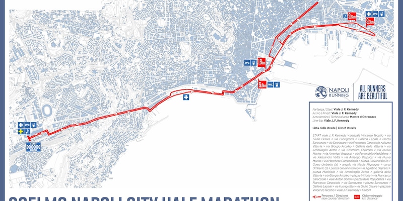 Coelmo Napoli City Half Marathon 2024: corsa lungo il lungomare e il centro storico