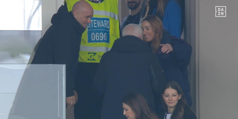 Sofia Goggia in tribuna: la sciatrice olimpica al match Atalanta‑Napoli