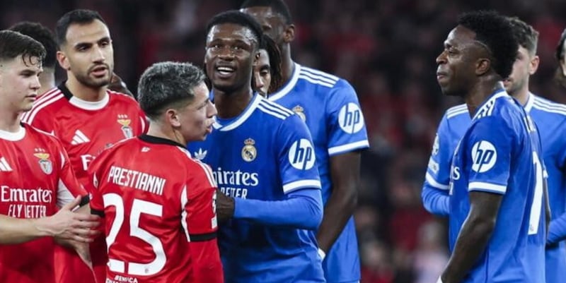 Razzismo contro Vinicius: UEFA squalifica Prestianni prima della partita Real Madrid‑Benfica