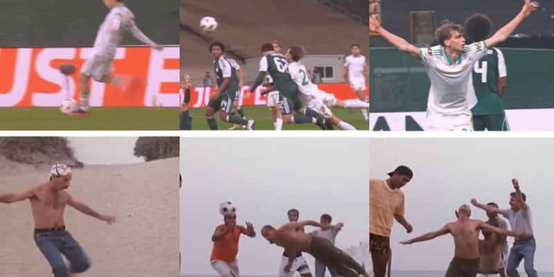 Roma agli ottavi di finale: il gol polacco di Ziolkowski ricorda Aldo di “Tre uomini e una gamba” e scatenò i tifosi sui social